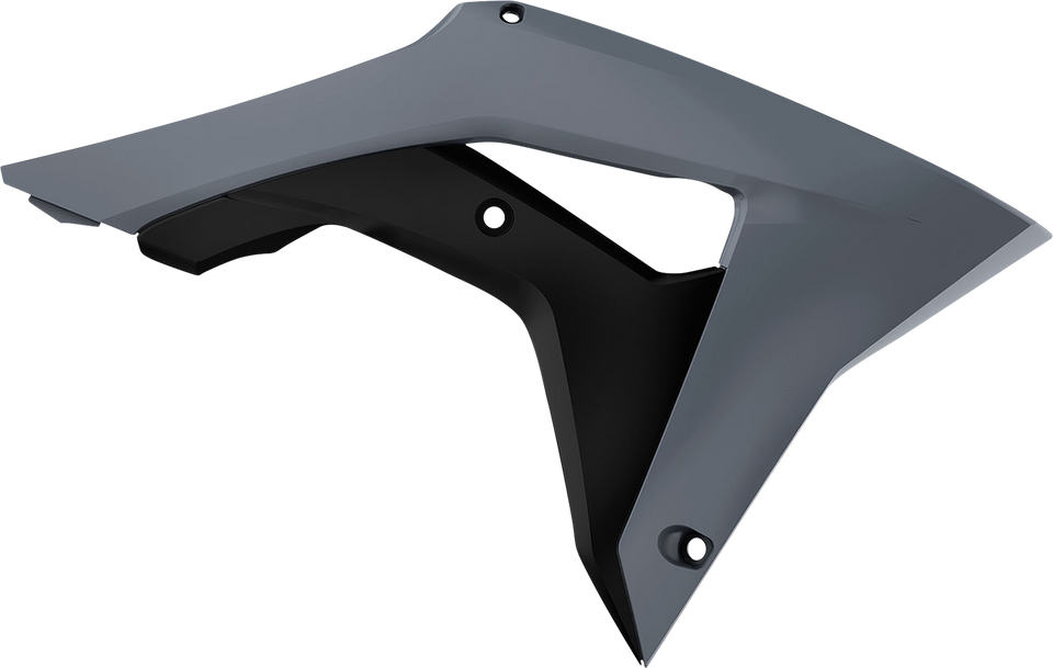 Radiator Cover - Gray - CRF 250R/450R - Lutzka's Garage