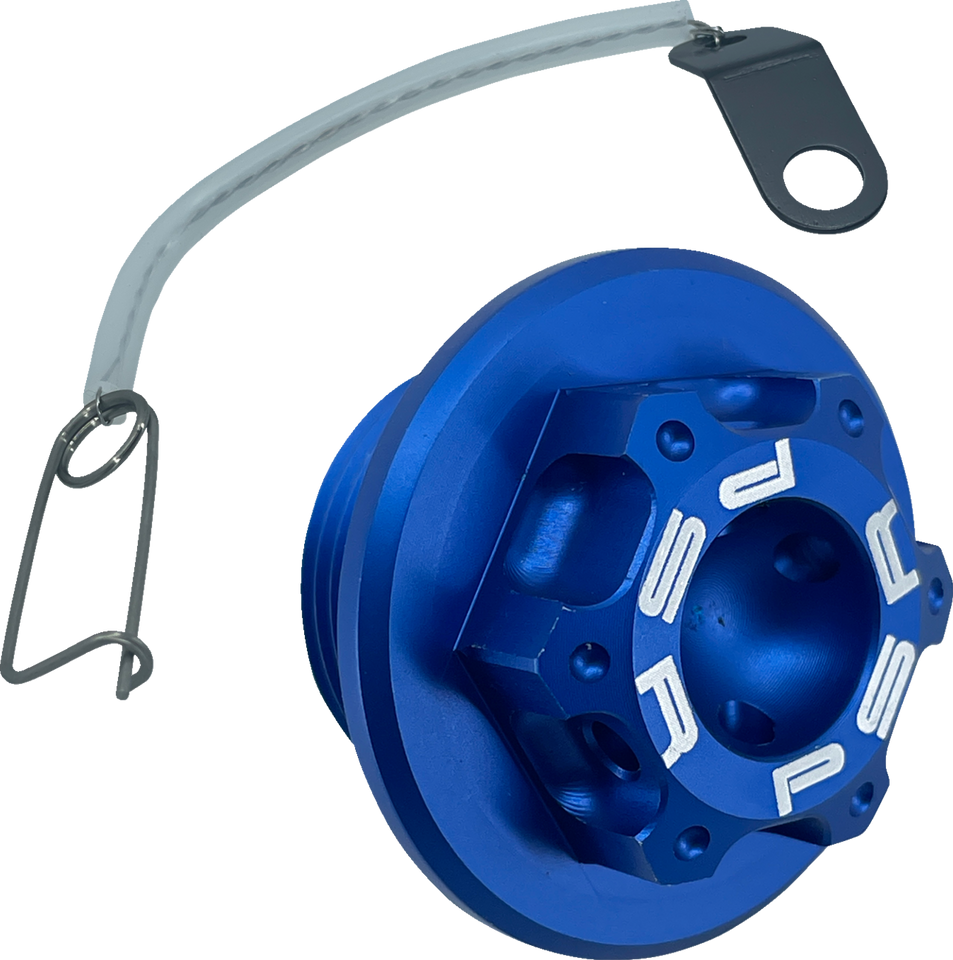 Oil Cap Kit - Blue - M20 x 1.5 - Aprilia/Kawasaki/Suzuki/Yamaha - Lutzka's Garage