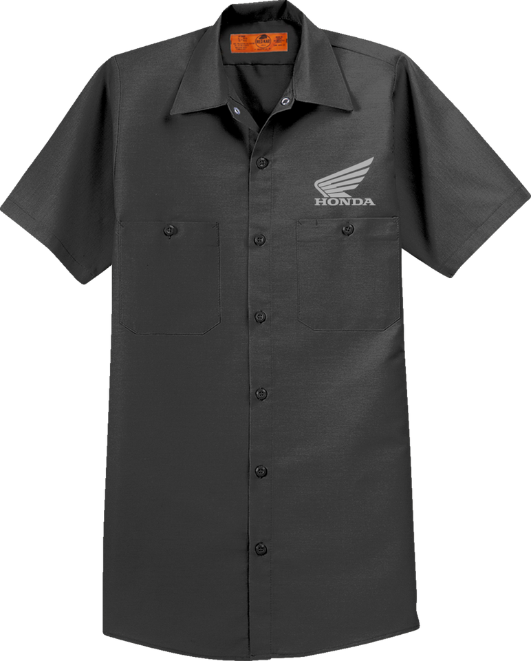Honda Work Shirt - Charcoal - Small - Lutzka's Garage