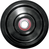 Idler Wheel with 6004-2RS Bearing - Black - 141 mm OD x 20 mm ID - Lutzka's Garage
