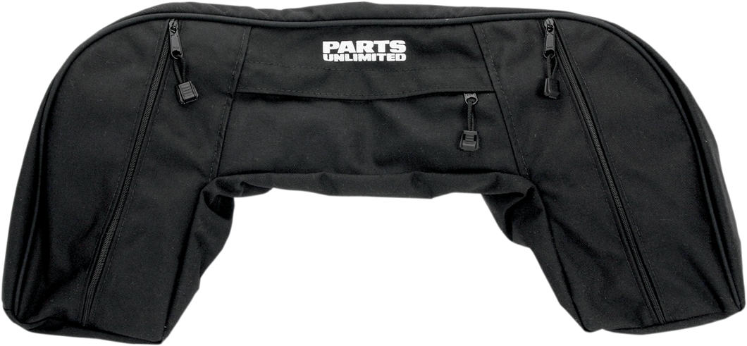 Snowmobile Windshield Bag - Black - Polaris 88-98 - Lutzka's Garage