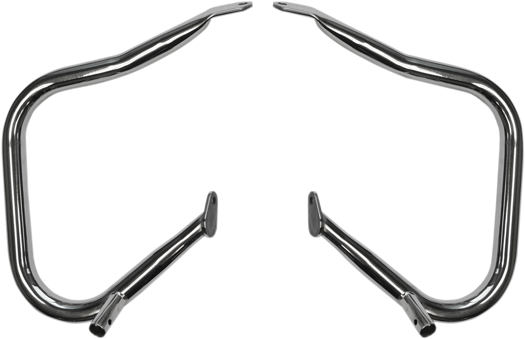 Rear Saddlebag Bars - Chrome - Touring - Lutzka's Garage