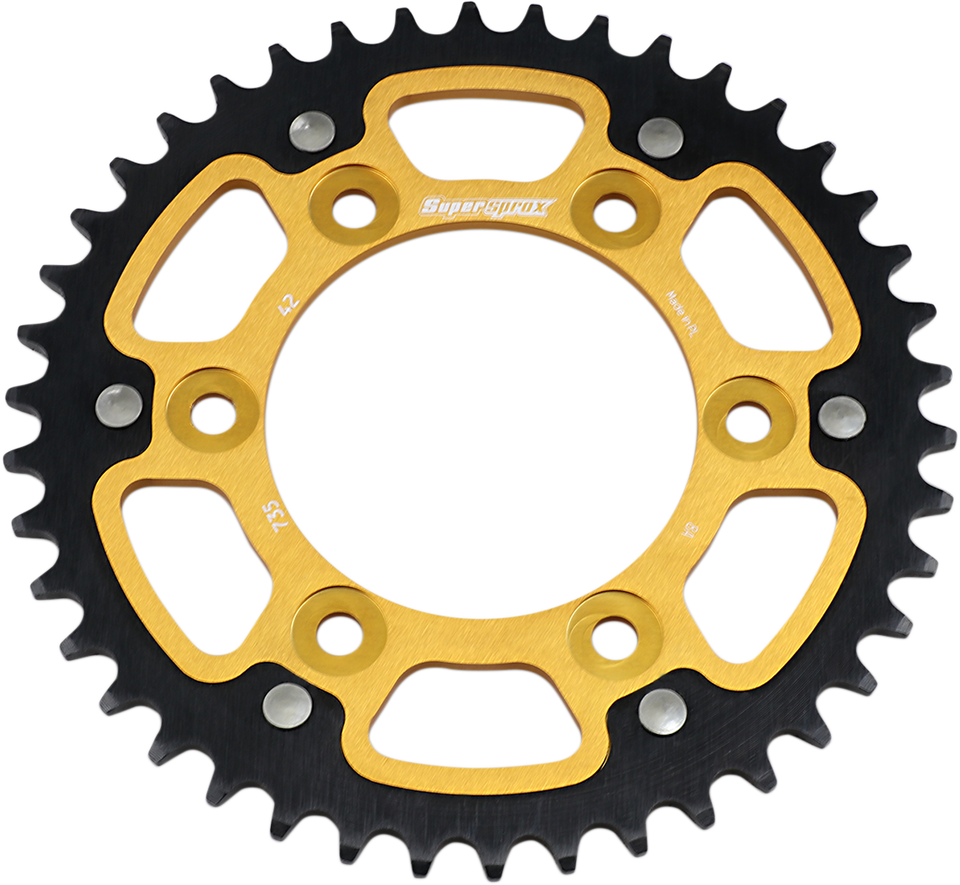 Stealth Rear Sprocket - 42 Tooth - Gold - Ducati - Lutzka's Garage