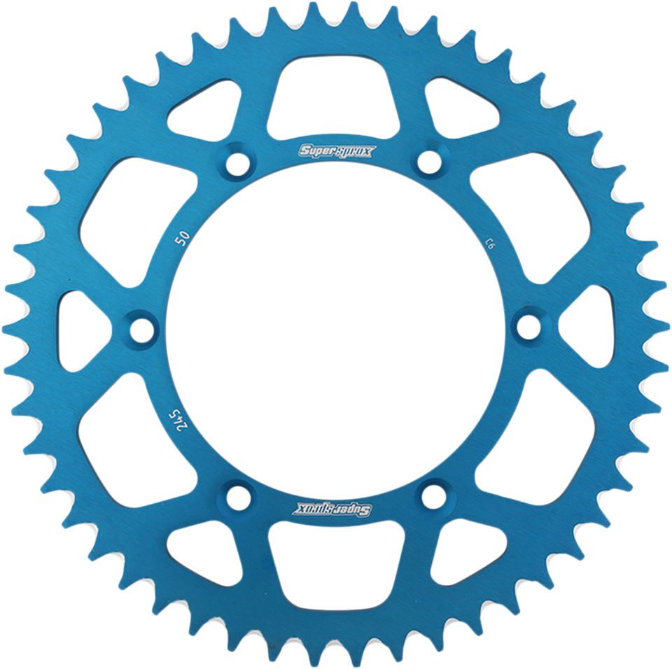Rear Sprocket - Blue - Yamaha - 50 Tooth - Lutzka's Garage