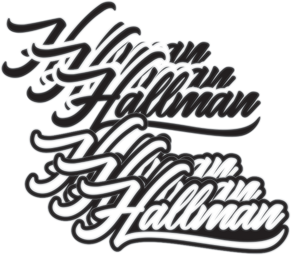 Decal Sheet - Hallman - Original - 6 Pack