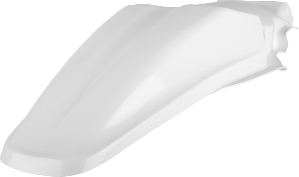 Fender - Rear - White - KX 85/100 - Lutzka's Garage