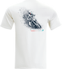 Charge T-Shirt - White - Medium - Lutzka's Garage
