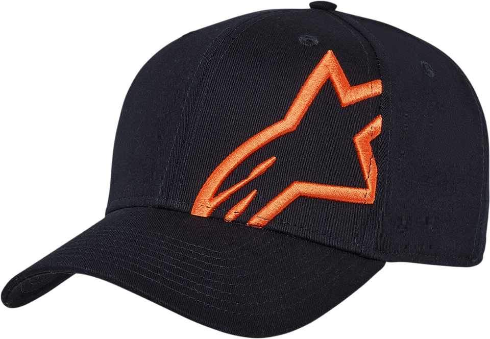 Corp Snap 2 Hat - Navy/Orange - One Size - Lutzka's Garage