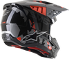 SM5 Helmet - Rover - Gray/Red - XS - Lutzka's Garage
