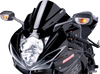 Race Windscreen - 11" - Black - Suzuki - Lutzka's Garage