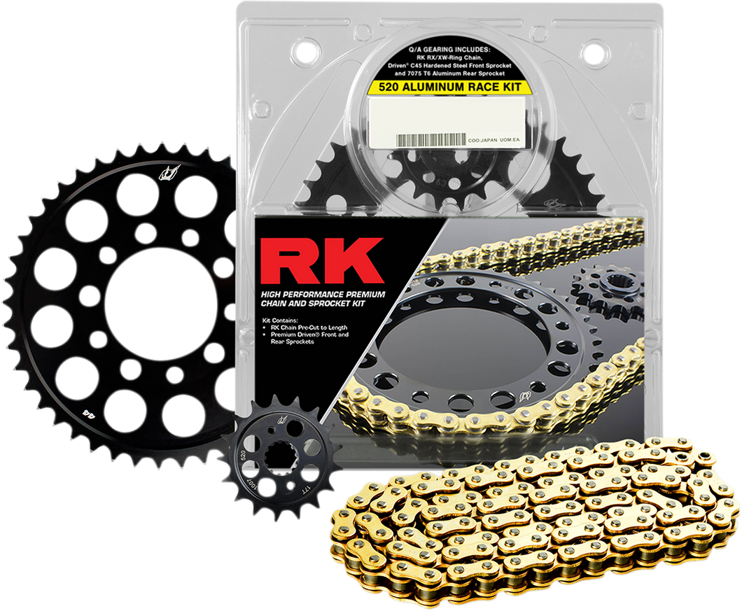 Aluminum Race Chain and Sprocket Kit - Yamaha YZF-R1 -09-14