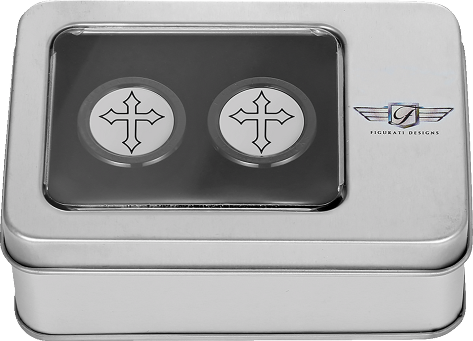 Docking Hardware Covers - Cross Black