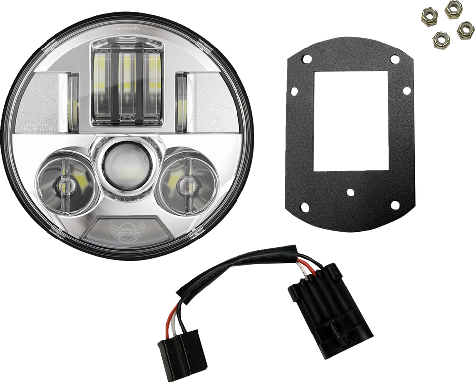 ProBEAM® Headlight Kit - 5-3/4" - Chrome - FXLRST/FXRST - Lutzka's Garage
