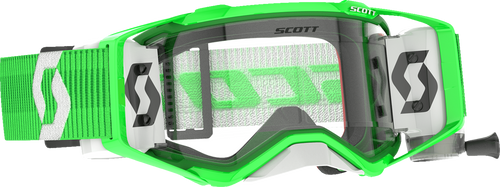Prospect WFS Goggle - Green/White - Clear - Lutzka's Garage