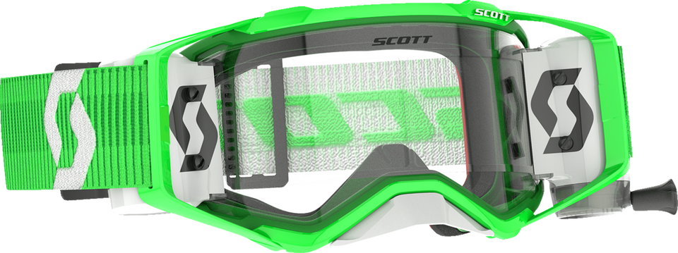 Prospect WFS Goggle - Green/White - Clear - Lutzka's Garage