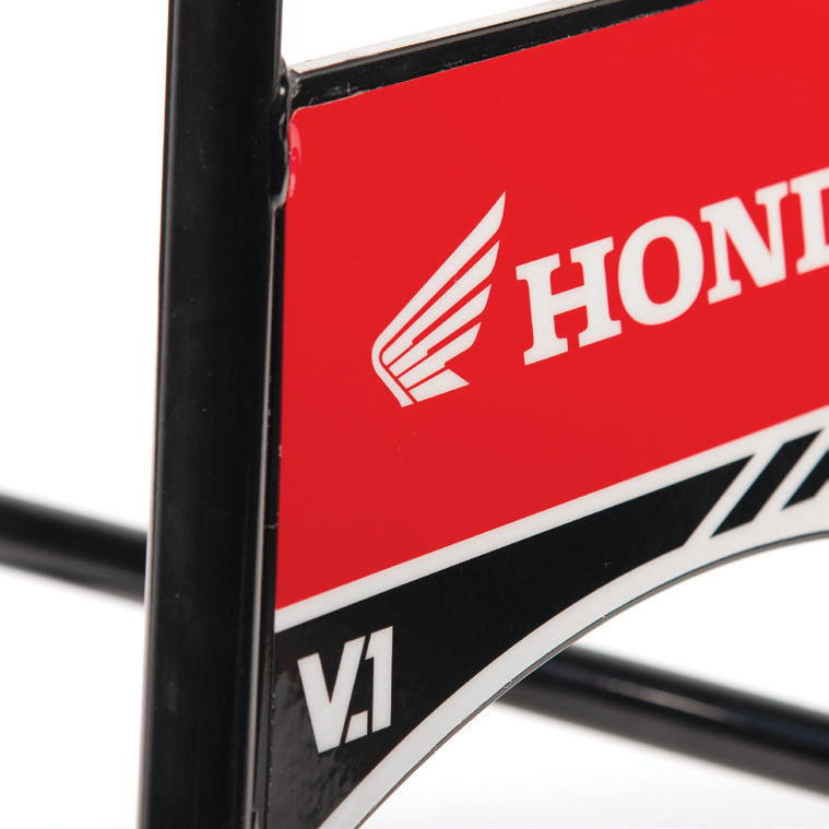 Bike Stand - V.1 - Honda - Black/Red - Lutzka's Garage