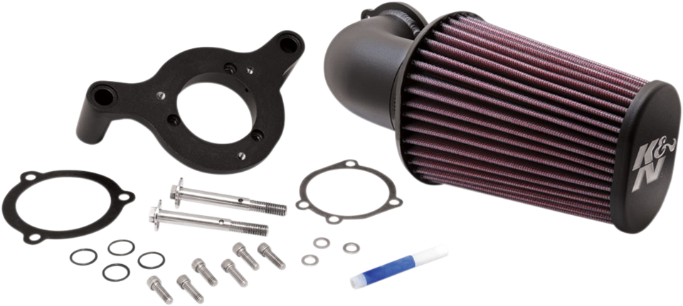 Aircharger® Intake System with Mandrel-Bent Aluminum Intake Tube Kit - Black - Lutzka's Garage