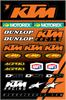 Decal Sheet - KTM Racing