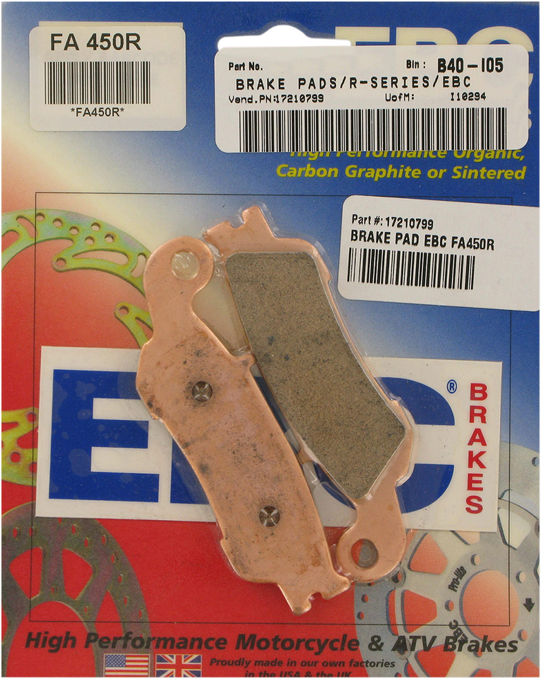 Sintered "R" Brake Pads