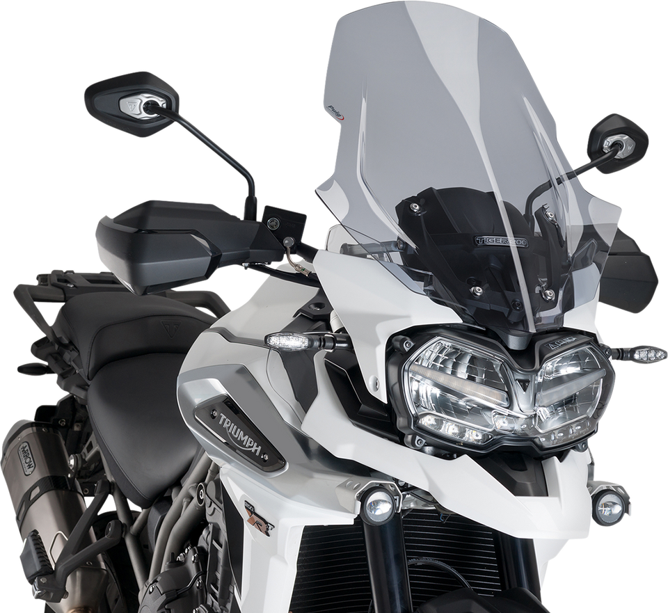 Race Windscreen - 24-1/2" - Light Smoke - Tiger - Lutzka's Garage