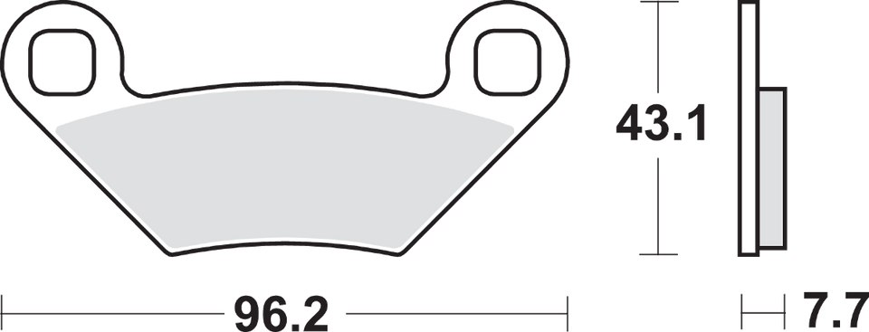 Off-Road Sintered Brake Pads - Sportsman