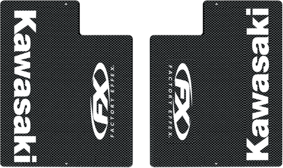 Carbon Fiber Fork Shield - Kawasaki