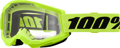 Strata 2 Goggle - Neon Yellow - Clear - Lutzka's Garage