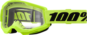 Strata 2 Goggle - Neon Yellow - Clear - Lutzka's Garage