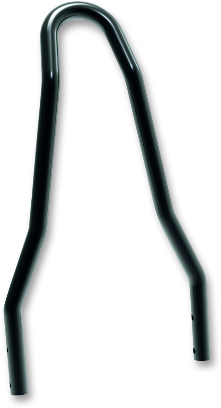 Round Tapered Sissy Bar - Black - 13