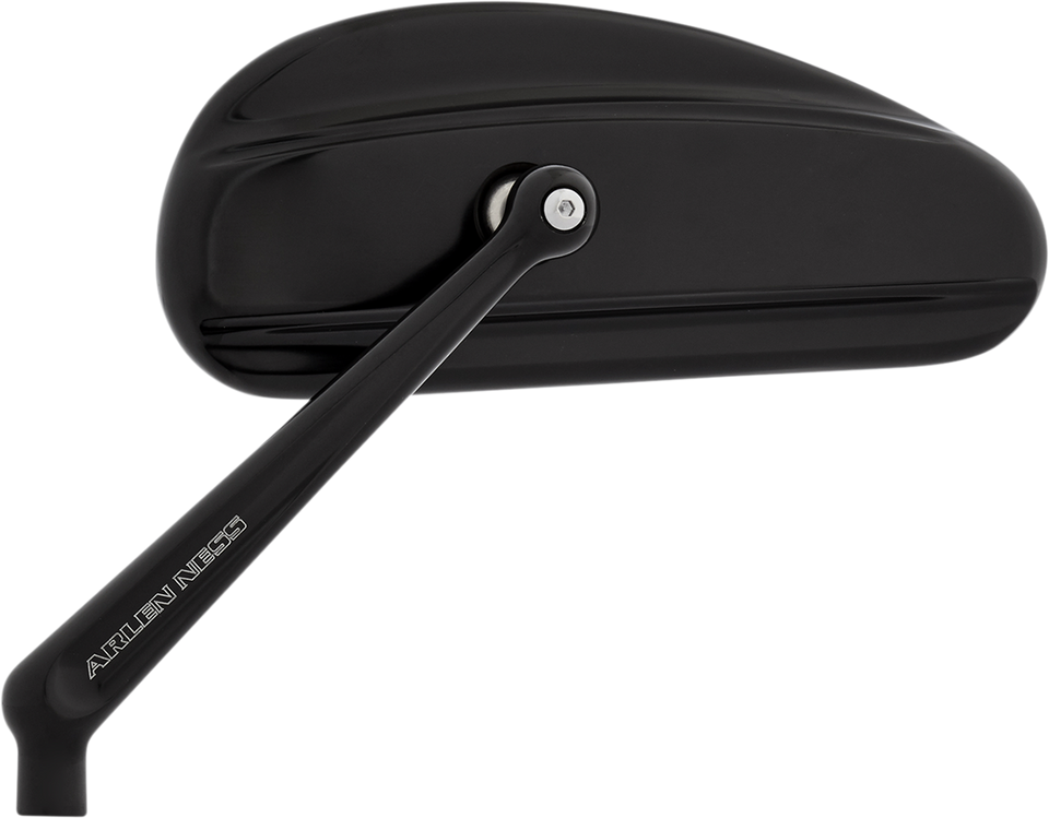 Mirror - Downdraft - Side View - Elongated - Black - Lutzka's Garage