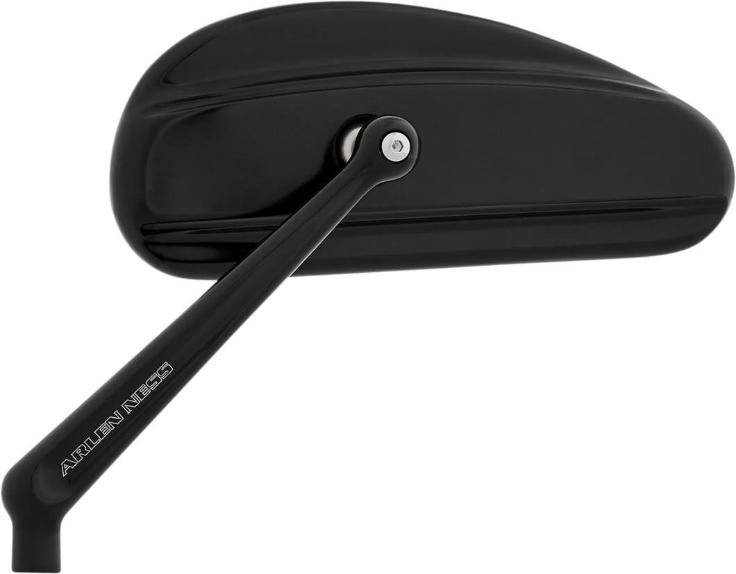 Mirror - Downdraft - Side View - Elongated - Black - Lutzka's Garage