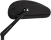 Mirror - Downdraft - Side View - Elongated - Black - Lutzka's Garage