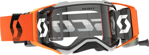 Prospect WFS Goggle - Gray/Orange - Clear - Lutzka's Garage