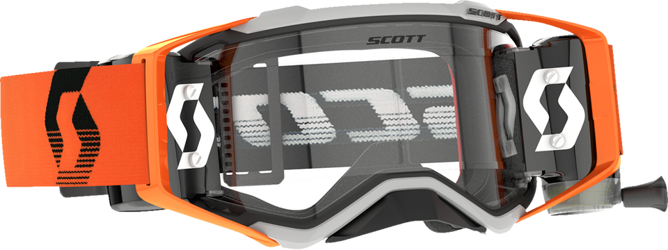 Prospect WFS Goggle - Gray/Orange - Clear - Lutzka's Garage