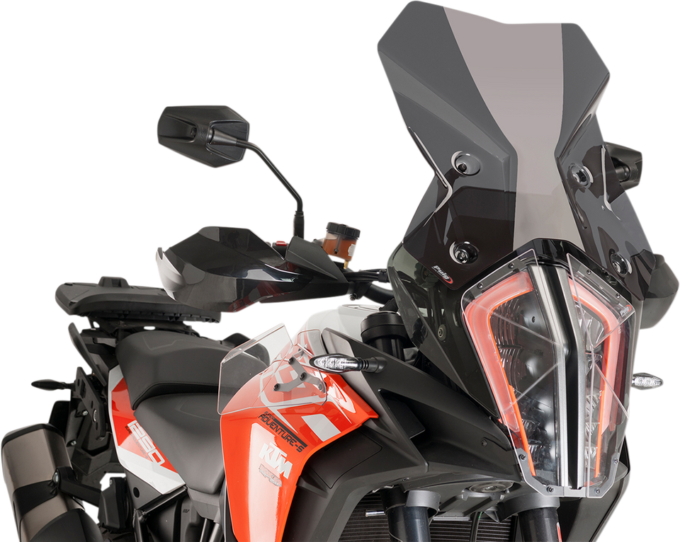 Race Windscreen - 19-3/8" - Dark Smoke - KTM - Lutzka's Garage