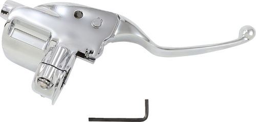 Master Cylinder Assembly - Clutch - Chrome - Lutzka's Garage