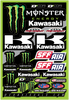 Decal Sheet - Monster Energy - Kawasaki