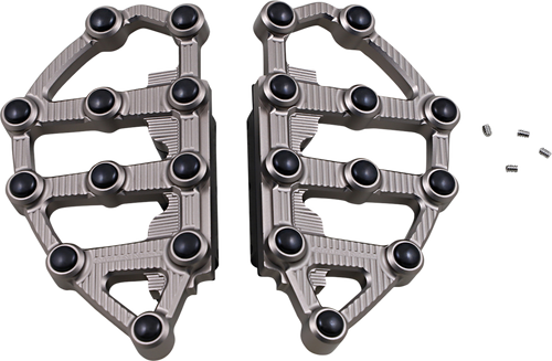 MX Passenger Floorboards - Titanium - Lutzka's Garage