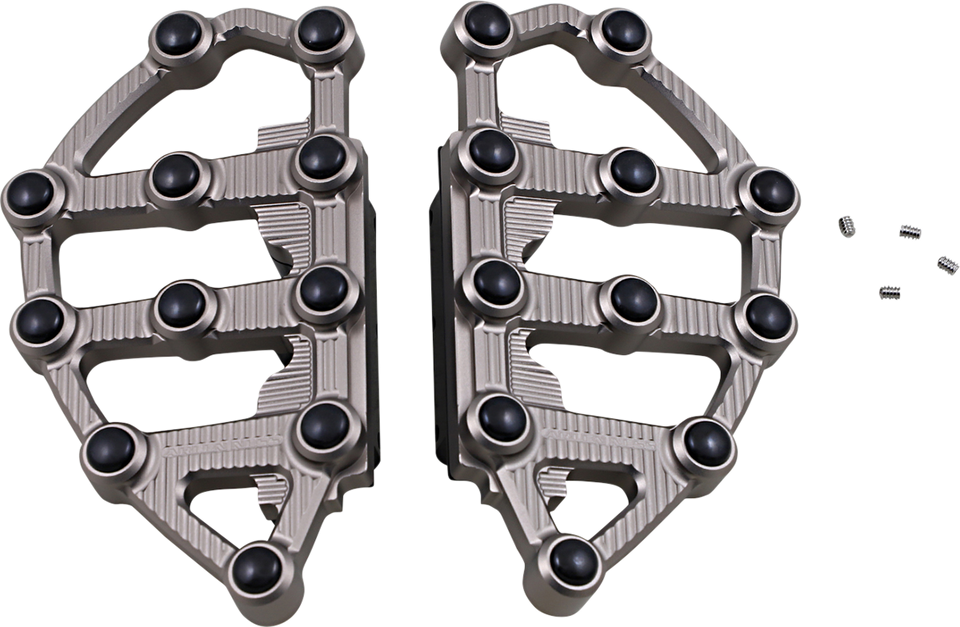 MX Passenger Floorboards - Titanium - Lutzka's Garage