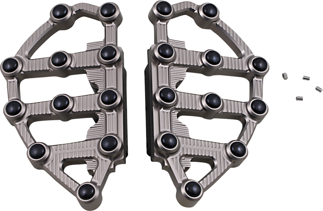 MX Passenger Floorboards - Titanium - Lutzka's Garage