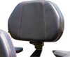 Grande Backrest - Driver - Ballistic Red Stitch - Ryker 19-24