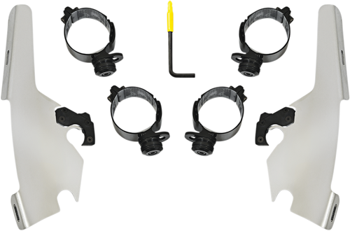 Batwing - Mounting Kit - Polished - FLSB