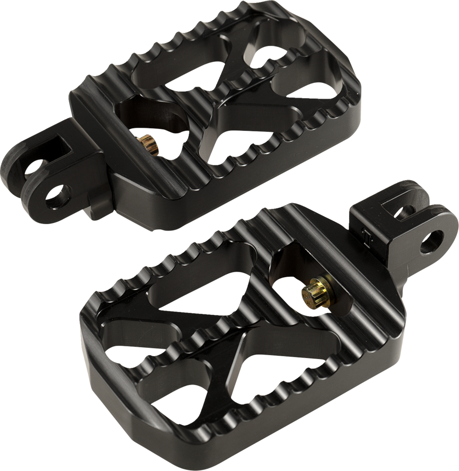 Bear Claw Footpegs - Black - Triumph - Lutzka's Garage