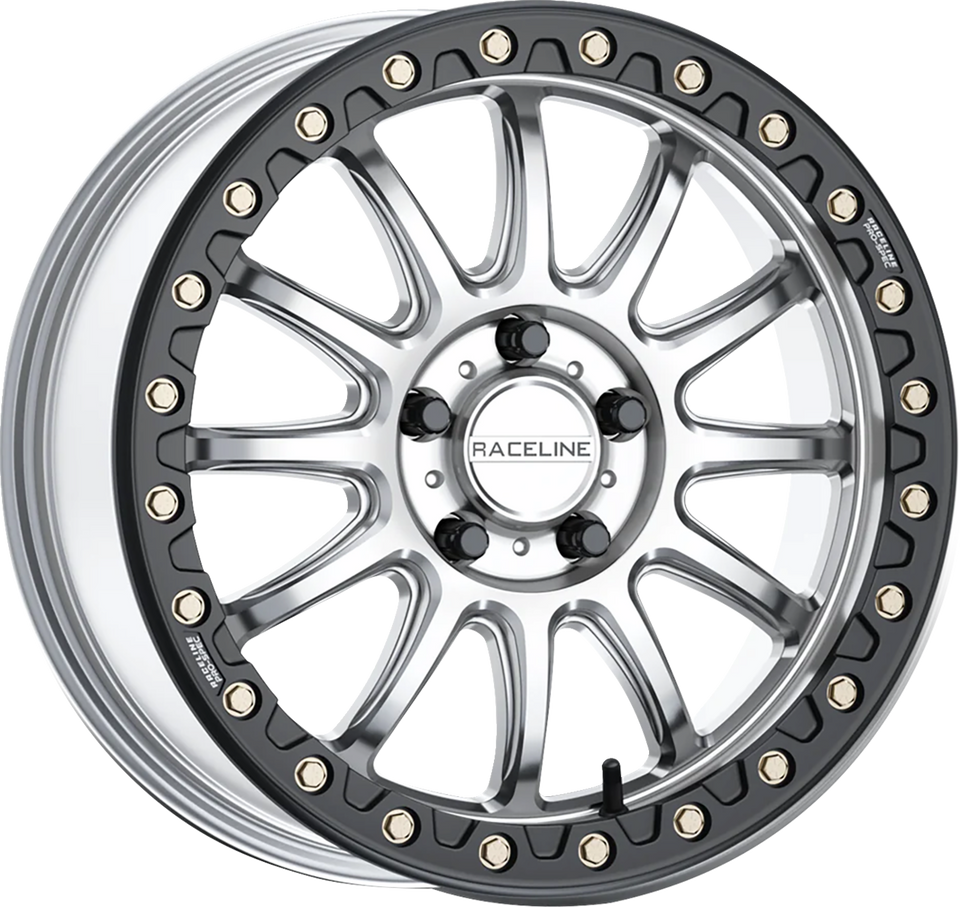 Wheel - Alpha - Front/Rear - Hyper Silver/with Black Ring - 17x7 - 4/137 - +40 mm