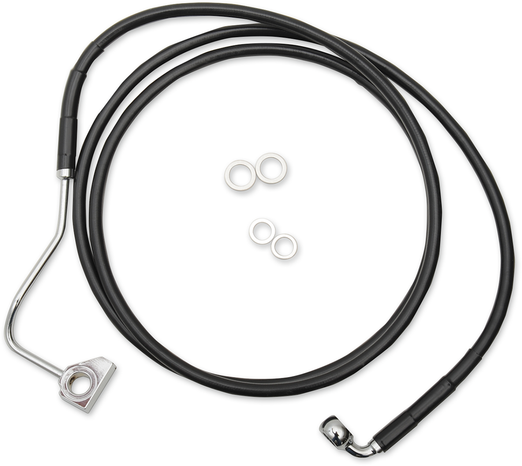 Brake Line - Front - Black - +8