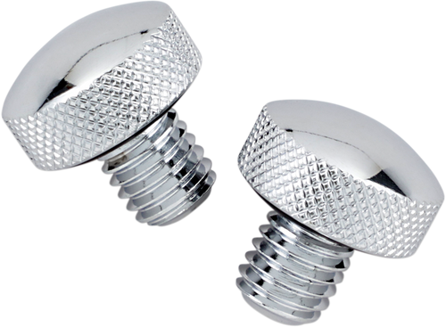 Knurled Seat Bolt - Chrome - FLST 84-07 - Lutzka's Garage