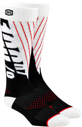 Torque Comfort Moto Socks - Black/White - Small/Medium - Lutzka's Garage