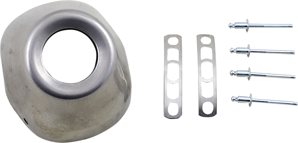 End Cap - Stainless Steel - Lutzka's Garage