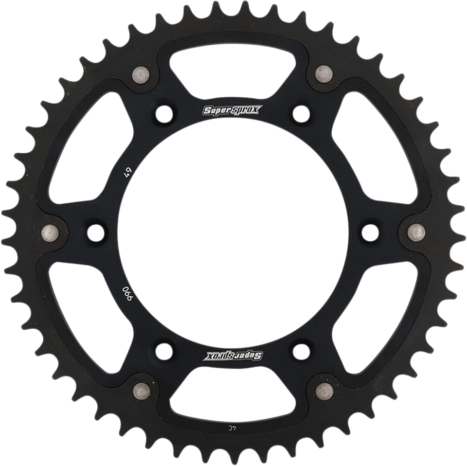Stealth Rear Sprocket - 49 Tooth - Black - Husaberg/Husqvarna/KTM - Lutzka's Garage