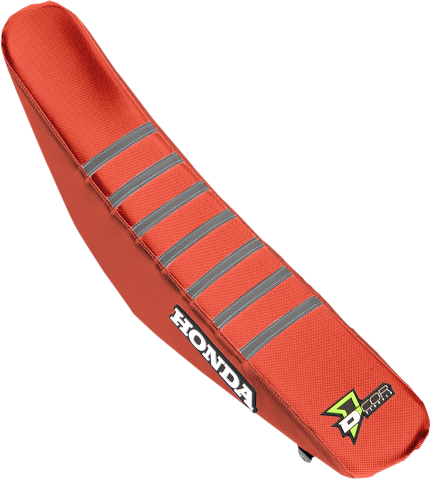 Seat Cover - Red/Gray - CRF 17-21 - Lutzka's Garage